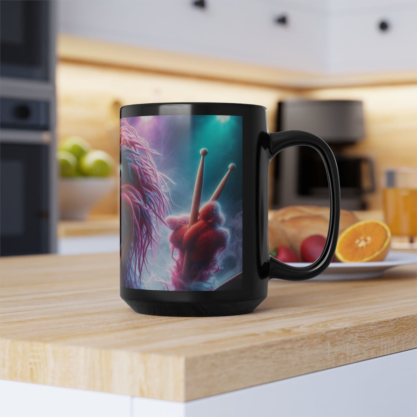 Muppet-Inspired Bright Animal Black Coffee Mug — 11oz & 15oz
