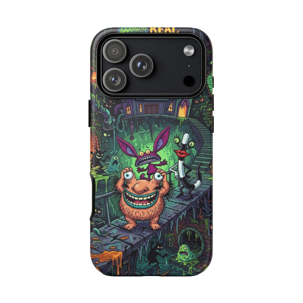 Colorful Cartoon Monster Academy Design (Tough Cases)