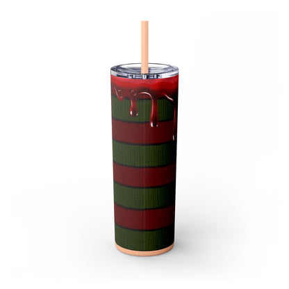 🔥 Freddy Krueger Skinny Tumbler – A Nightmare You’ll Love 🔥 - House of O & A