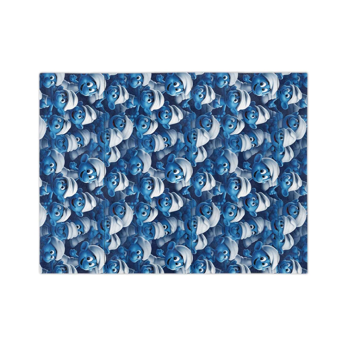 the Smurfs - Patterned Velveteen Minky Blanket