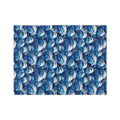 the Smurfs - Patterned Velveteen Minky Blanket