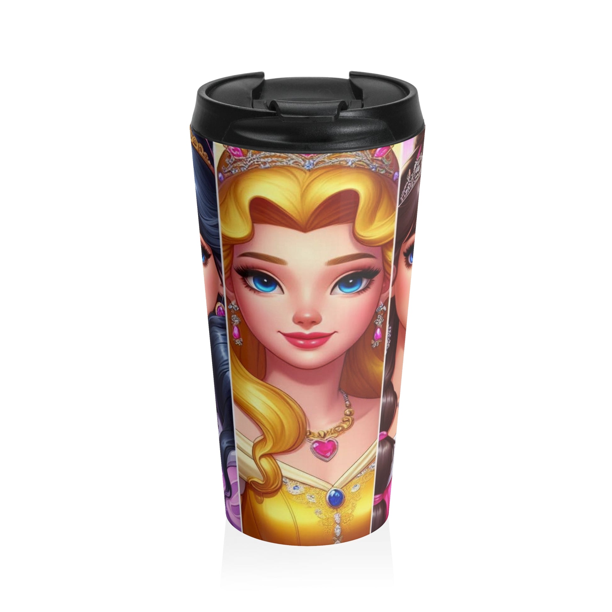 I Love Princesses 2 - Stainless Steel Travel Mug - House of O & A