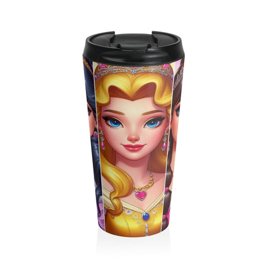 I Love Princesses 2 - Stainless Steel Travel Mug