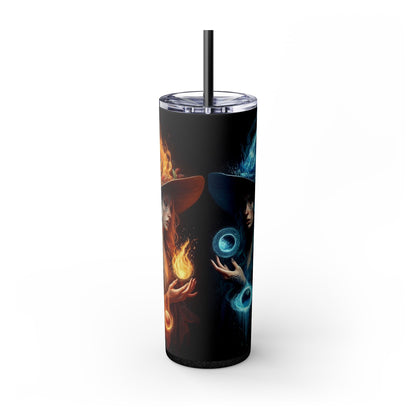Witch Sisters Skinny Tumbler