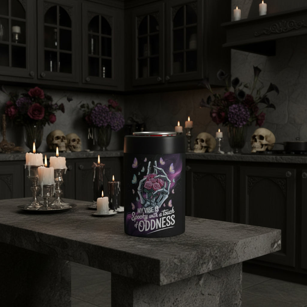Butterfly Skull Can Holder – Insulated Beer Cooler