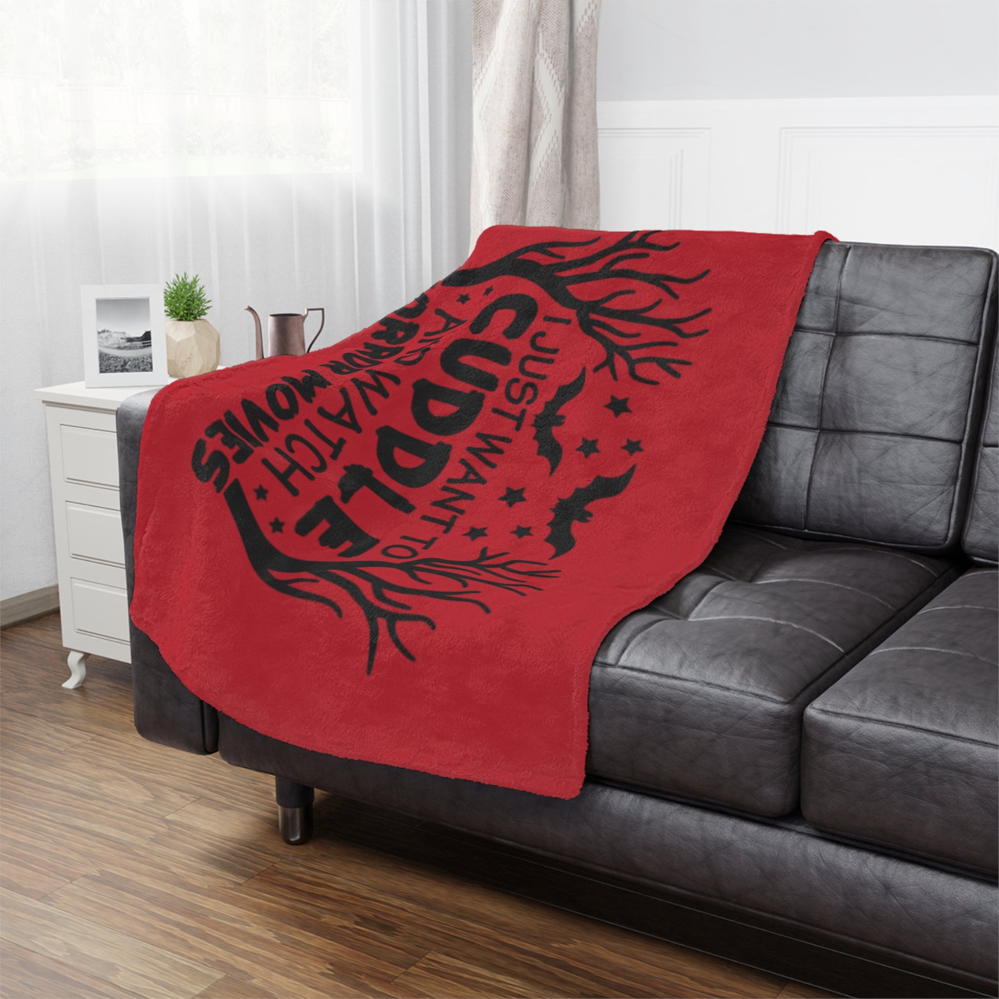 Minky Blanket - Horror Movie Night Cuddle Blanket - House of O & A