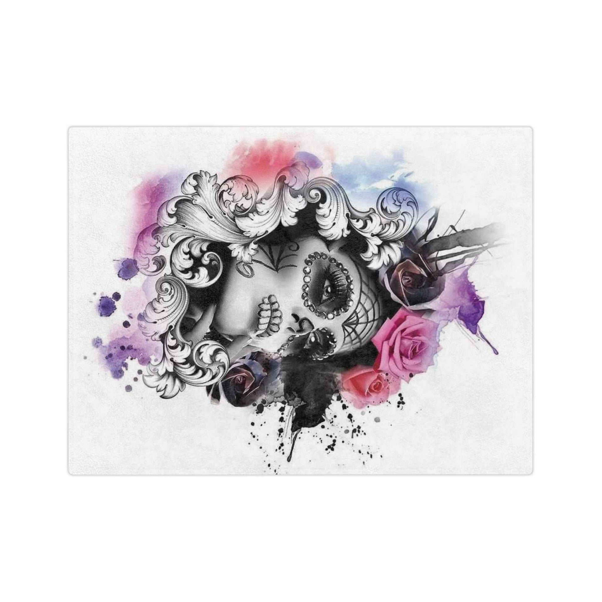 Day of the Dead  - Velveteen Minky Blanket