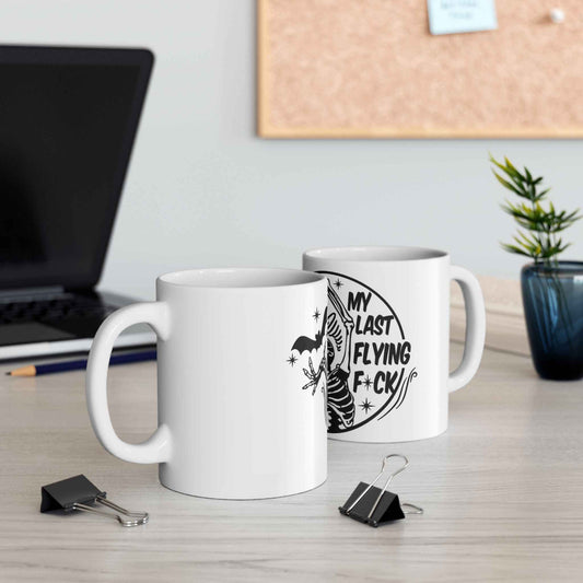 Skeleton 'There It Goes' Gothic Ceramic Mug