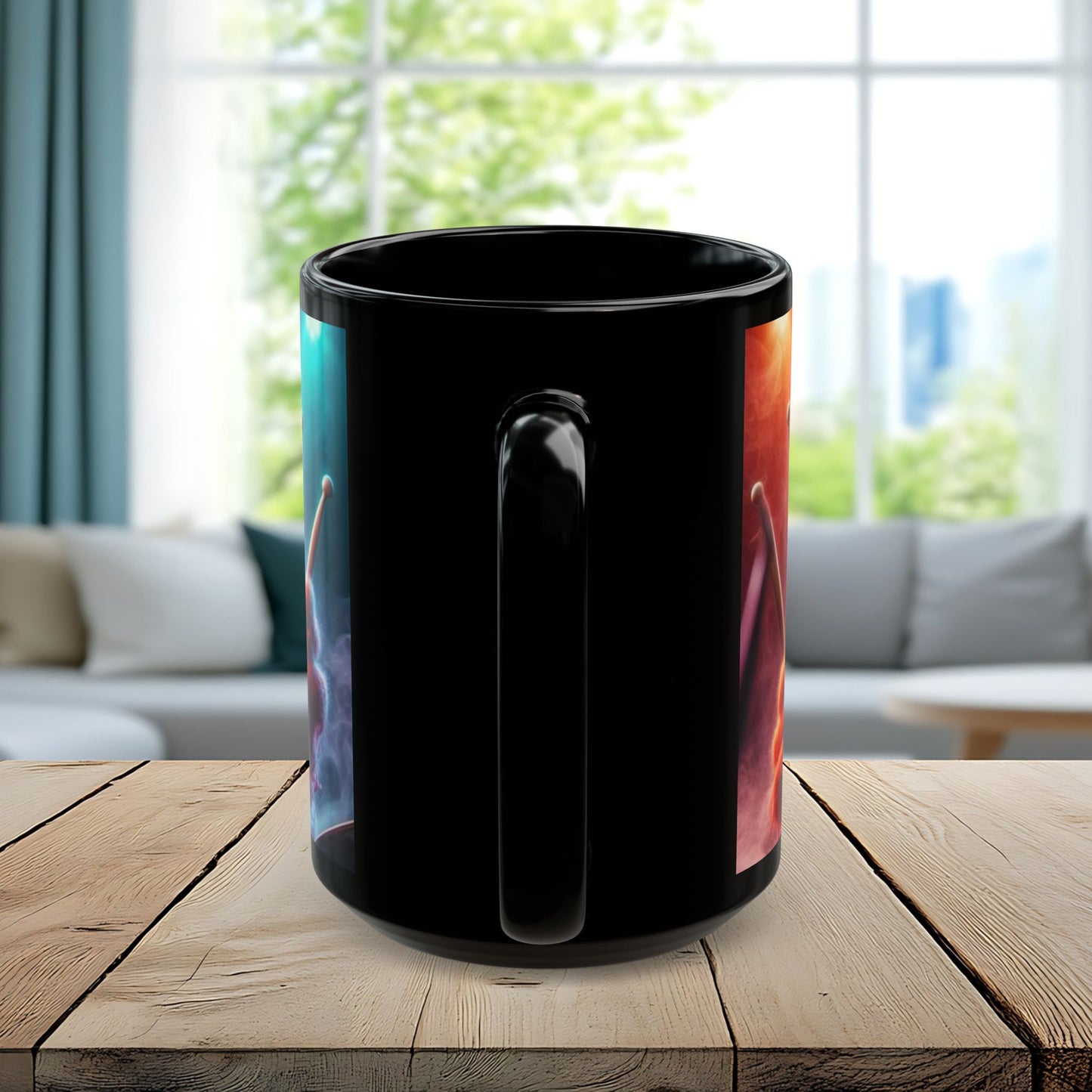 Muppet-Inspired Bright Animal Black Coffee Mug — 11oz & 15oz
