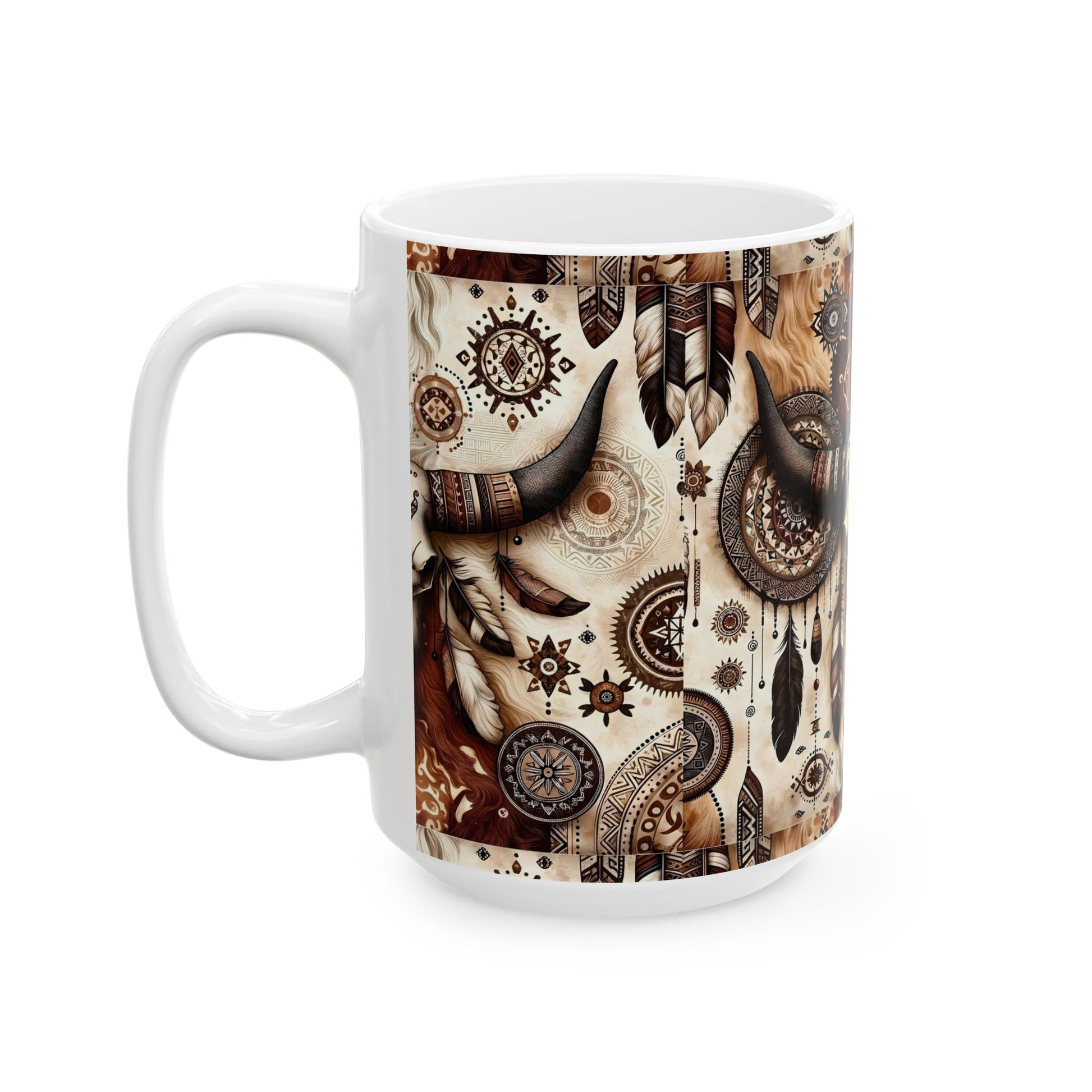Western Skull Ceramic Mug - House of O & A
