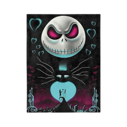 Jack Skeleton Halloween Velveteen Blanket