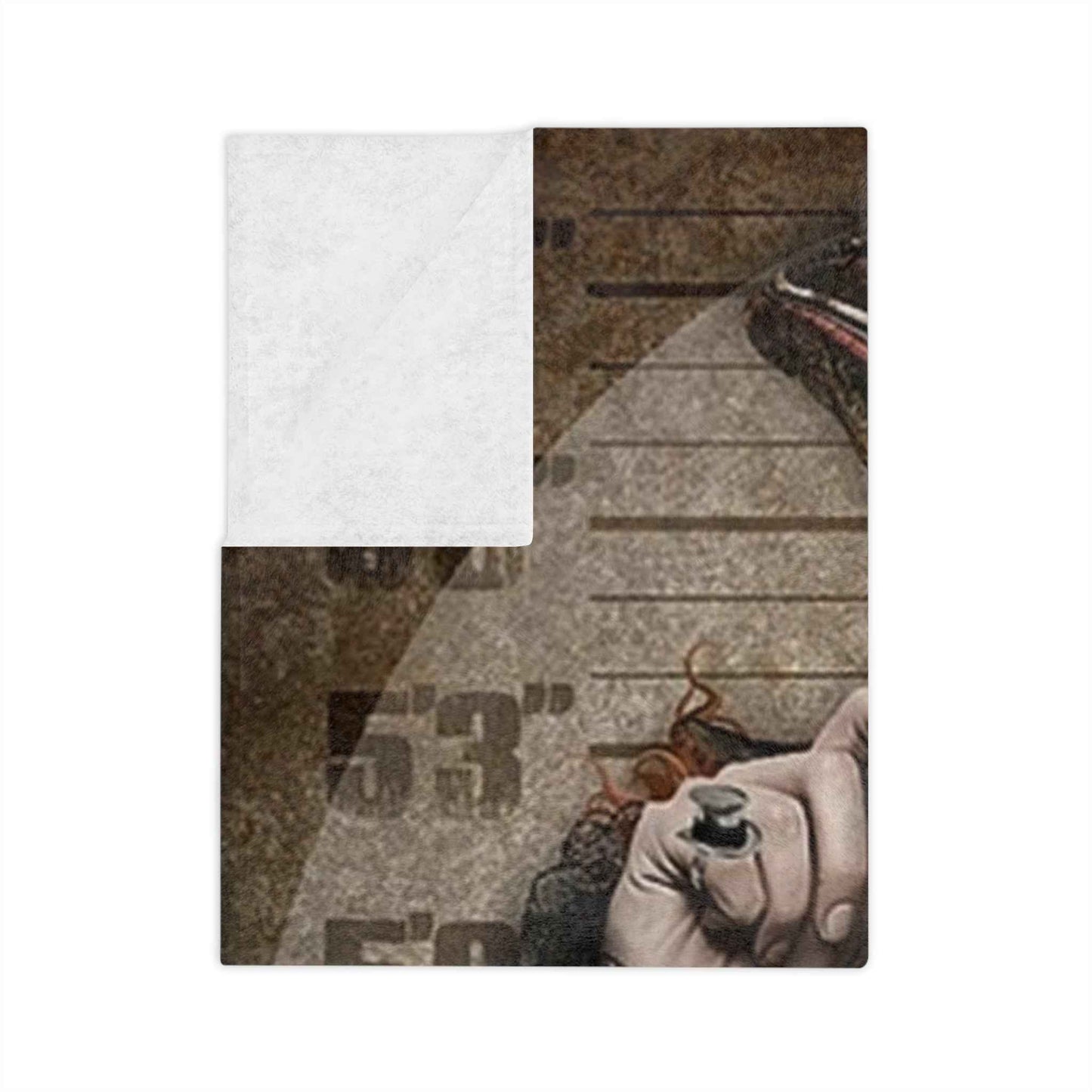 Mad Hatter - Velveteen Minky Blanket