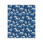 the Smurfs - Patterned Velveteen Minky Blanket