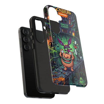 Colorful Cartoon Monster Academy Design (Tough Cases)