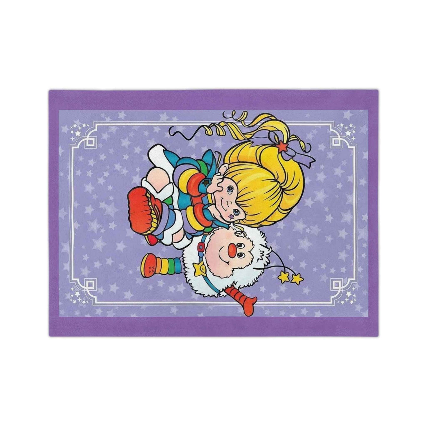 Rainbow Bright - Velveteen Minky Blanket