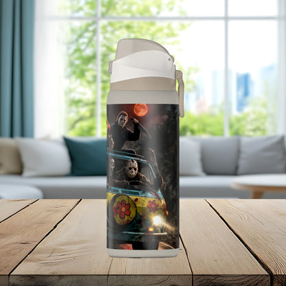 Nightmare Road Trip 32oz Insulated Water Bottle – Horror Legends Edition