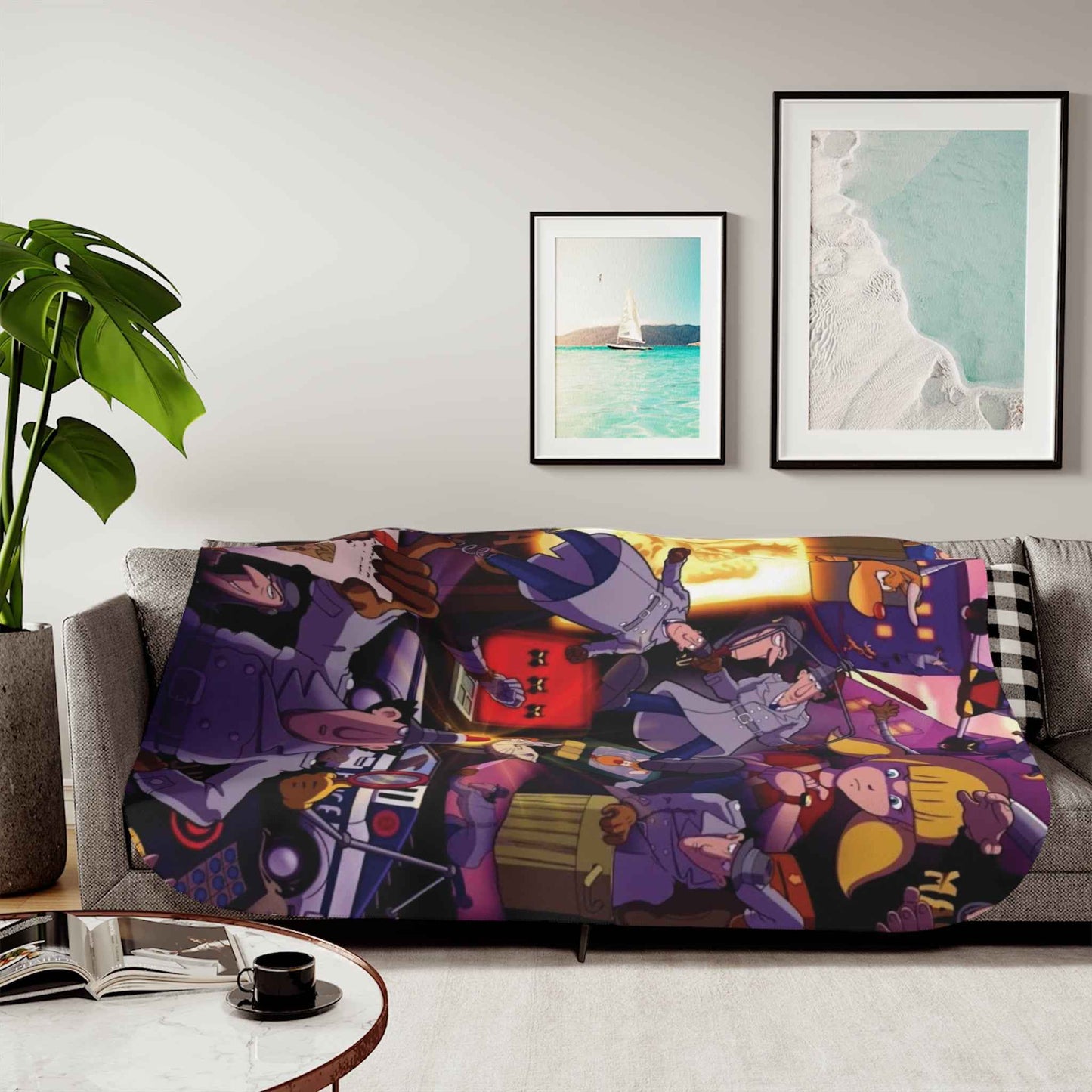 The Classic Inspector Sherpa Blanket