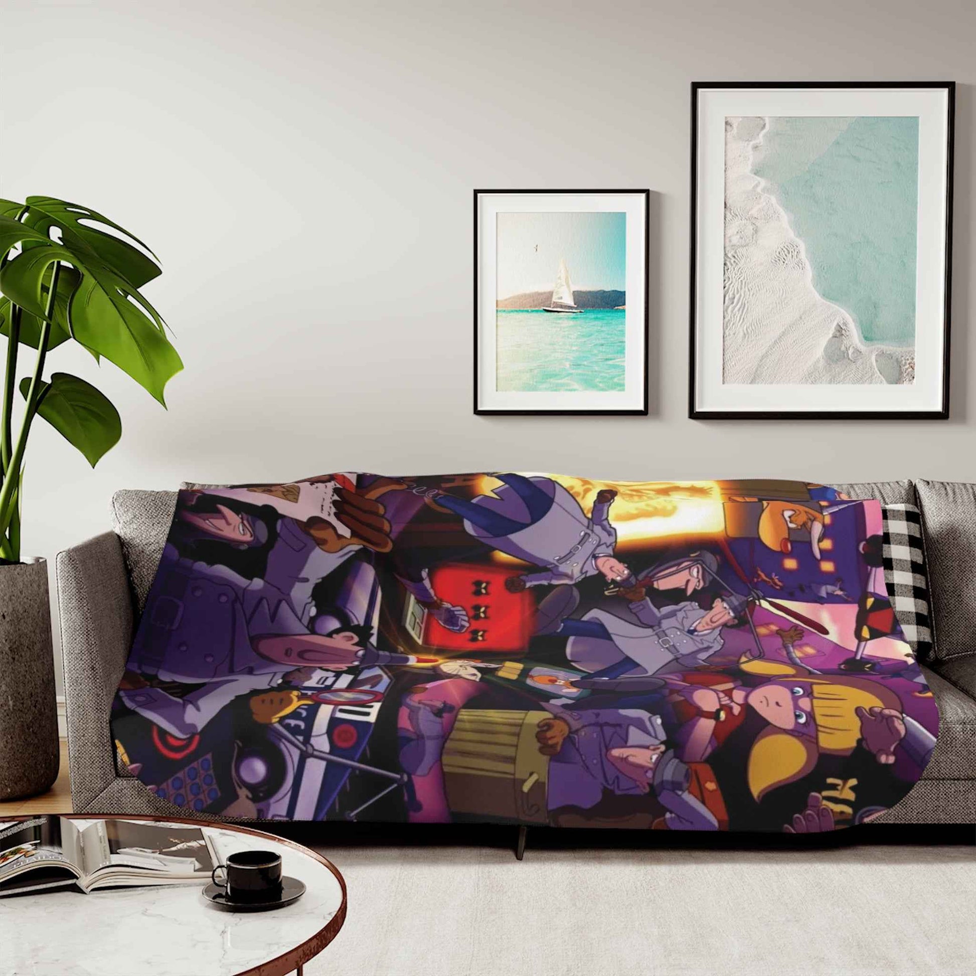 The Classic Inspector Sherpa Blanket