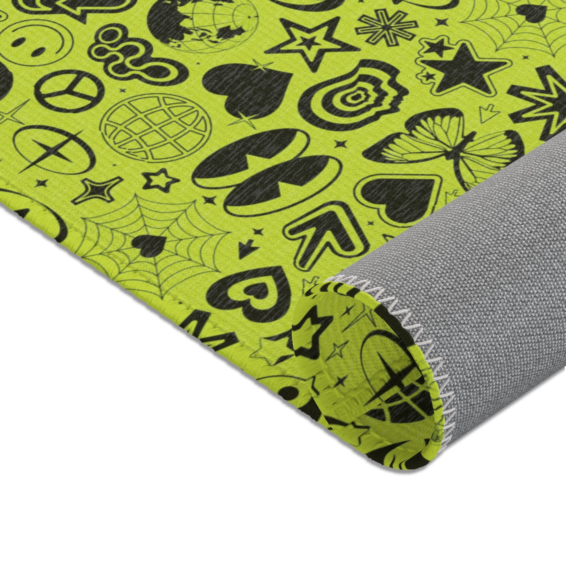 Cool y2k Rave - Area Rug - House of O & A
