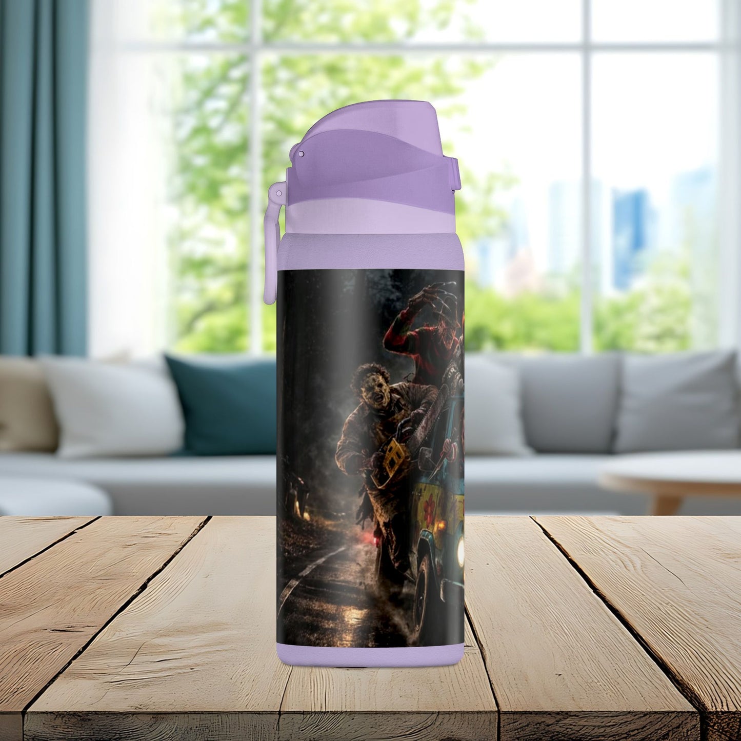Nightmare Road Trip 32oz Insulated Water Bottle – Horror Legends Edition