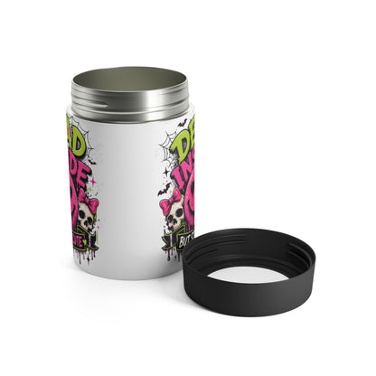Can Holder — 'Dead Inside But Cute' Skull Can Cooler