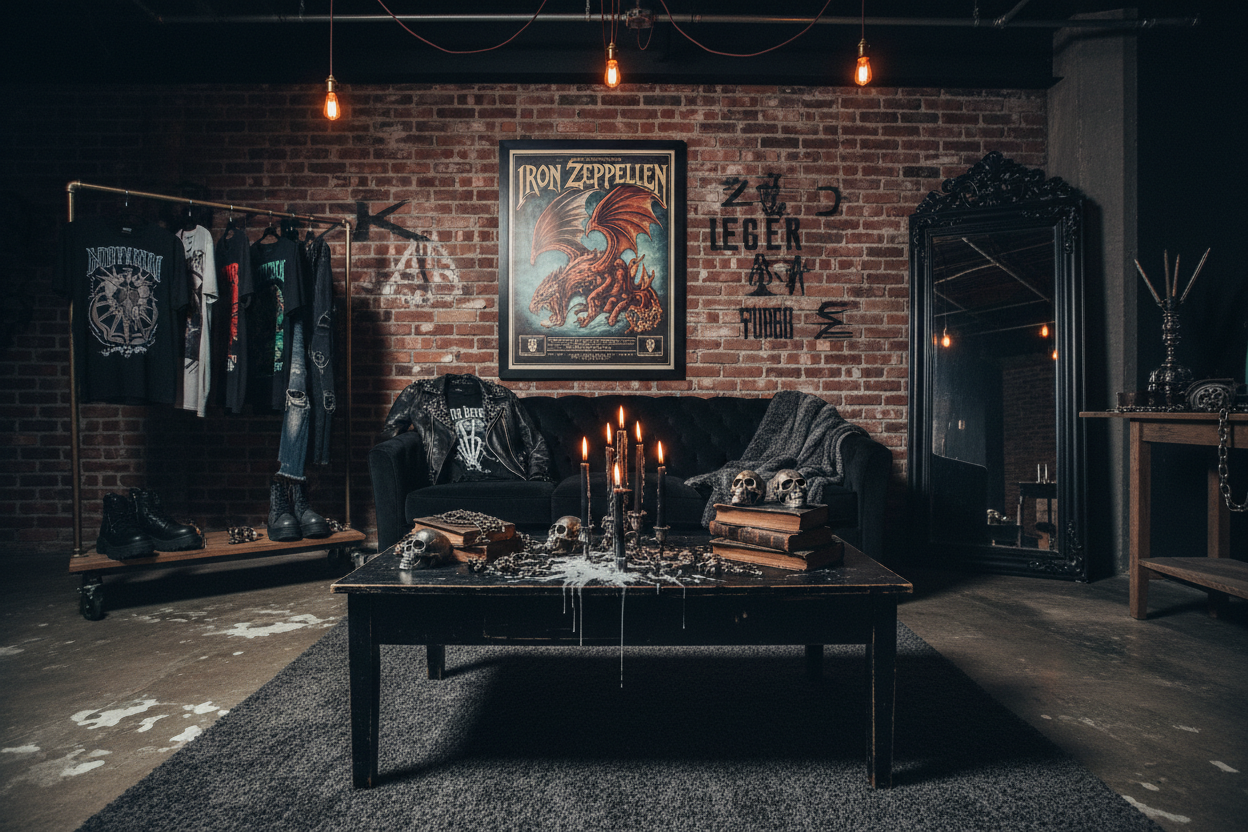 home & living, apparel, heavy metal, alternative